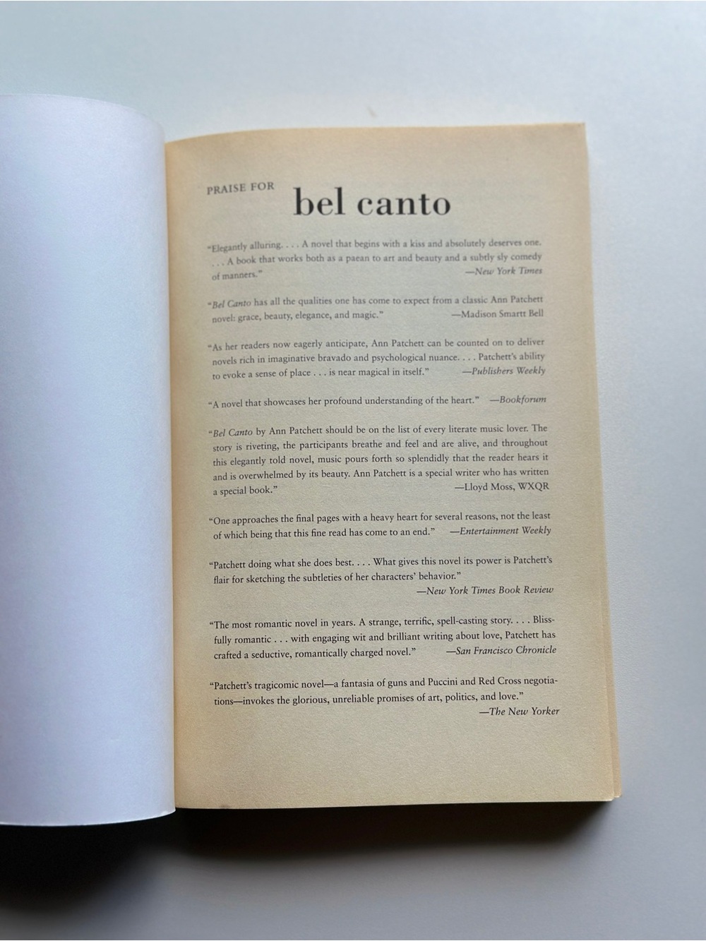 Bel Canto by Ann Patchett | Literary Fiction | Paperback Book - Picture 10 of 11